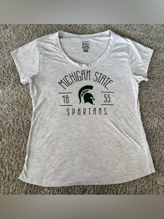 Pro Edge Tops - Pro Edge Michigan State Spartans Women’s T-Shirt Size L